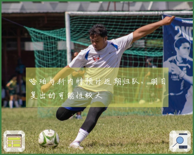 哈珀与科内特预计近期归队，明日复出的可能性较大