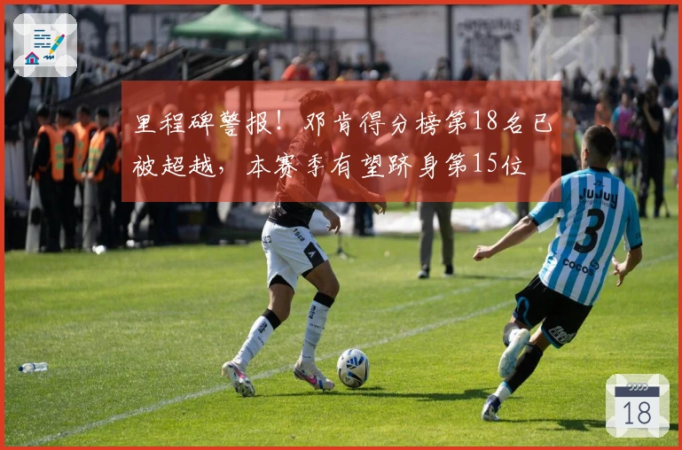 里程碑警报！邓肯得分榜第18名已被超越，本赛季有望跻身第15位